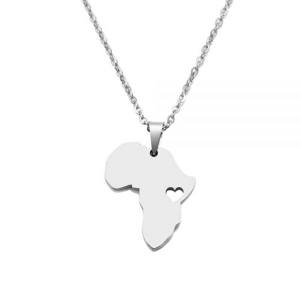 African heartbeat smooth necklace