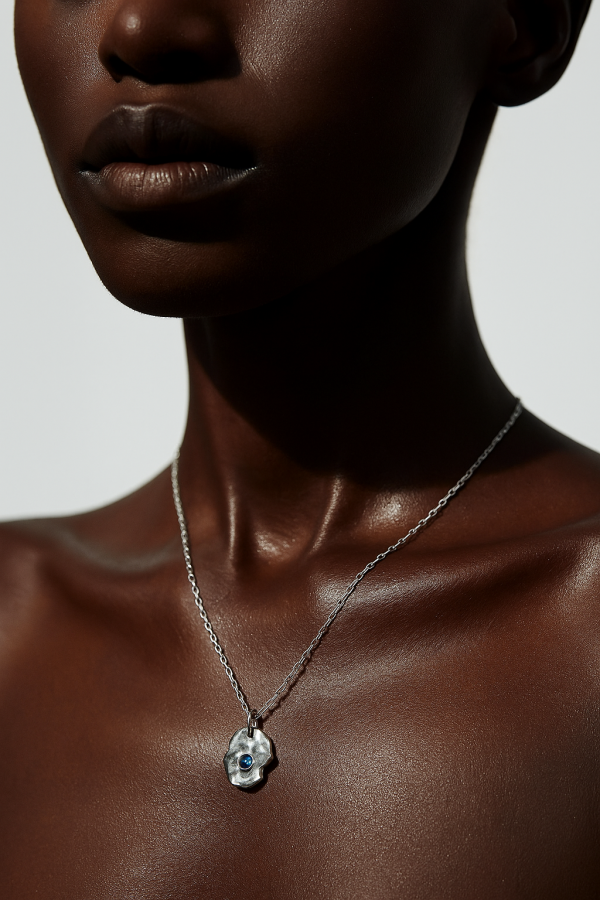Tanzanite water casting pendant