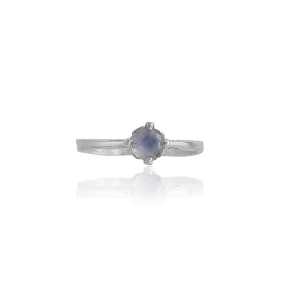 Buy the Moonstone Ring - round sterling silver moonstone ring. Our Moonstone Ring - full moon is the most versatile and elegant statement ring for casual days in the office and nights out. It's your go-to statement piece whatever the occasion.