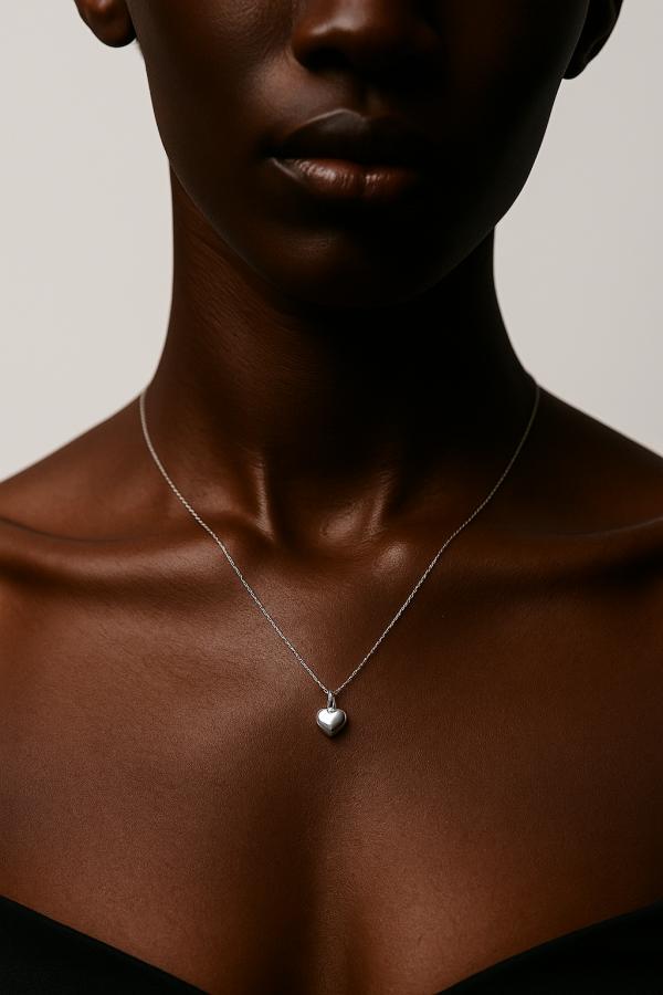 Tiny Heart Charm Necklace